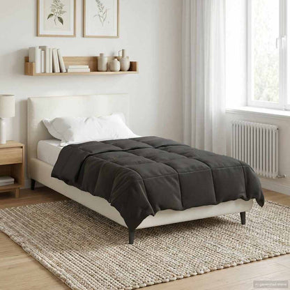 Piumone Completo Annuale 140 x 200 cm 4 stagioni Antracite
