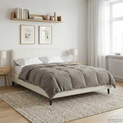 Piumone Completo Annuale 155 x 200 cm 4 stagioni Antracite