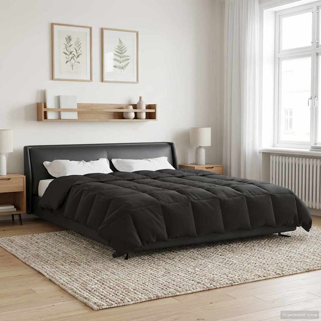 Piumone Completo Annuale 200 x 200 cm 4 stagioni Antracite | homemem39