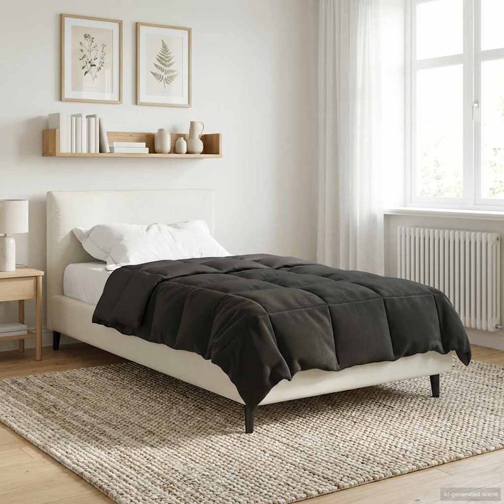 Piumone Completo Annuale 155 x 220 cm 4 stagioni Antracite | homemem39