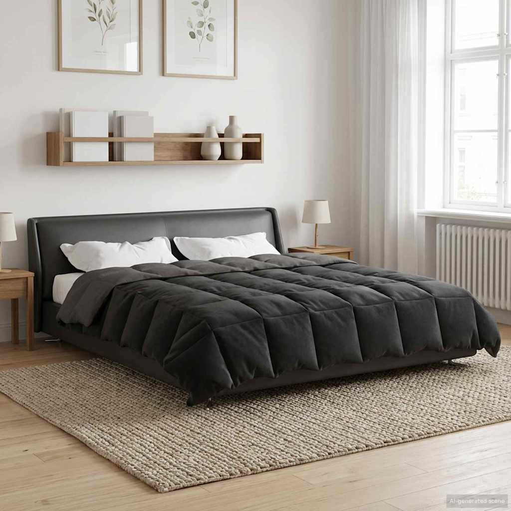 Piumone Completo Annuale 200 x 240 cm 4 stagioni Grigio Chiaro