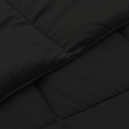 Piumone Completo Annuale 155 x 200 cm 4 stagioni Nero