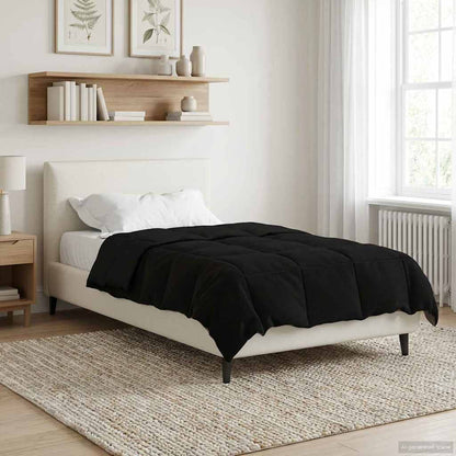 Piumone Completo Annuale 155 x 200 cm 4 stagioni Nero