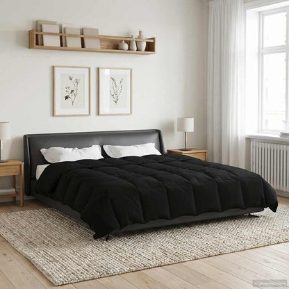 Piumone Completo Annuale 200 x 200 cm 4 stagioni Nero