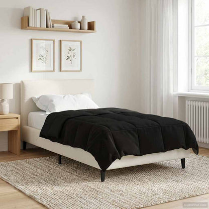Piumone Completo Annuale 135 x 220 cm 4 stagioni Nero