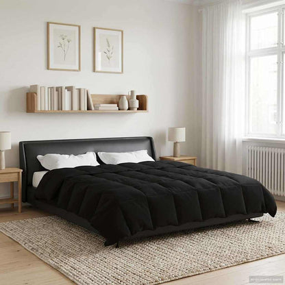 Piumone Completo Annuale 240 x 260 cm 4 stagioni Nero