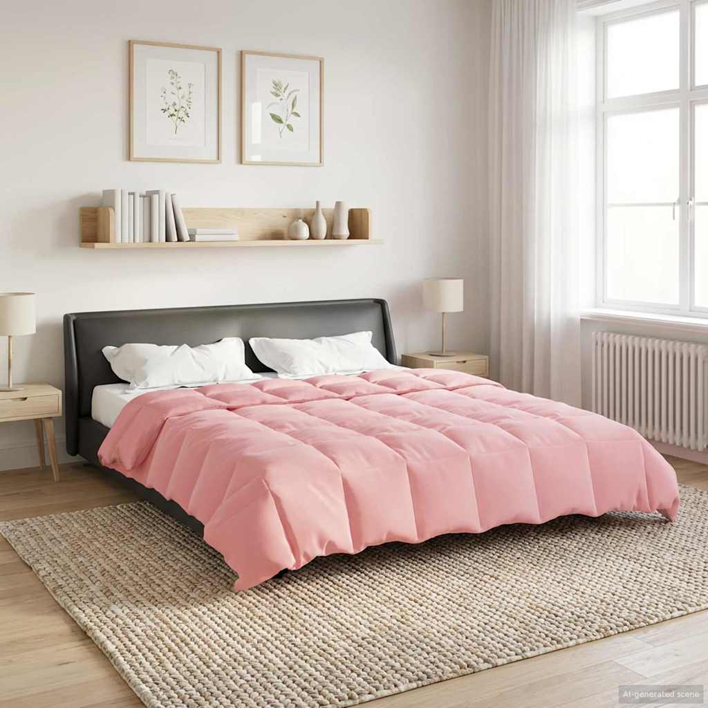 Piumone Completo Annuale 200 x 200 cm 4 stagioni Rosa