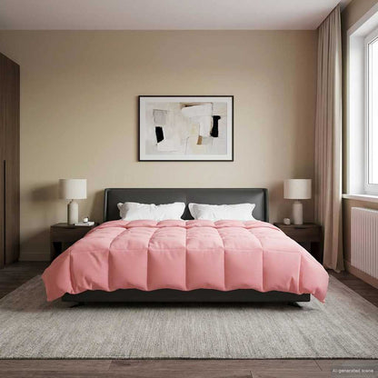 Piumone Completo Annuale 200 x 200 cm 4 stagioni Rosa
