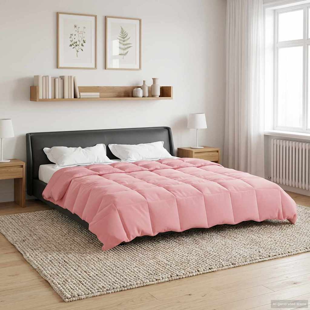 Piumone Completo Annuale 200 x 240 cm 4 stagioni Rosa