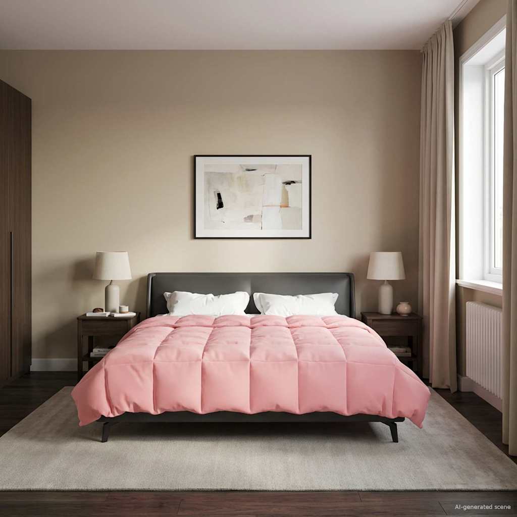 Piumone Completo Annuale 200 x 240 cm 4 stagioni Rosa