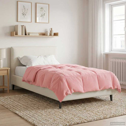 Piumone Completo Annuale 135 x 220 cm 4 stagioni Rosa
