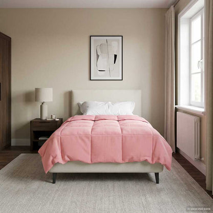 Piumone Completo Annuale 140 x 220 cm 4 stagioni Rosa