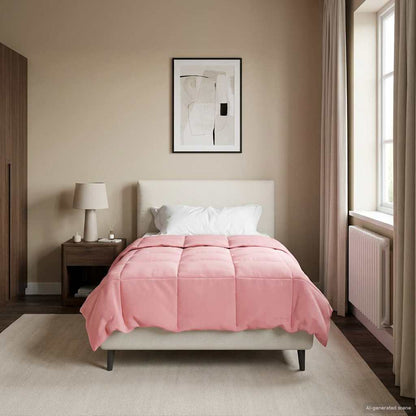 Piumone Completo Annuale 155 x 220 cm 4 stagioni Rosa