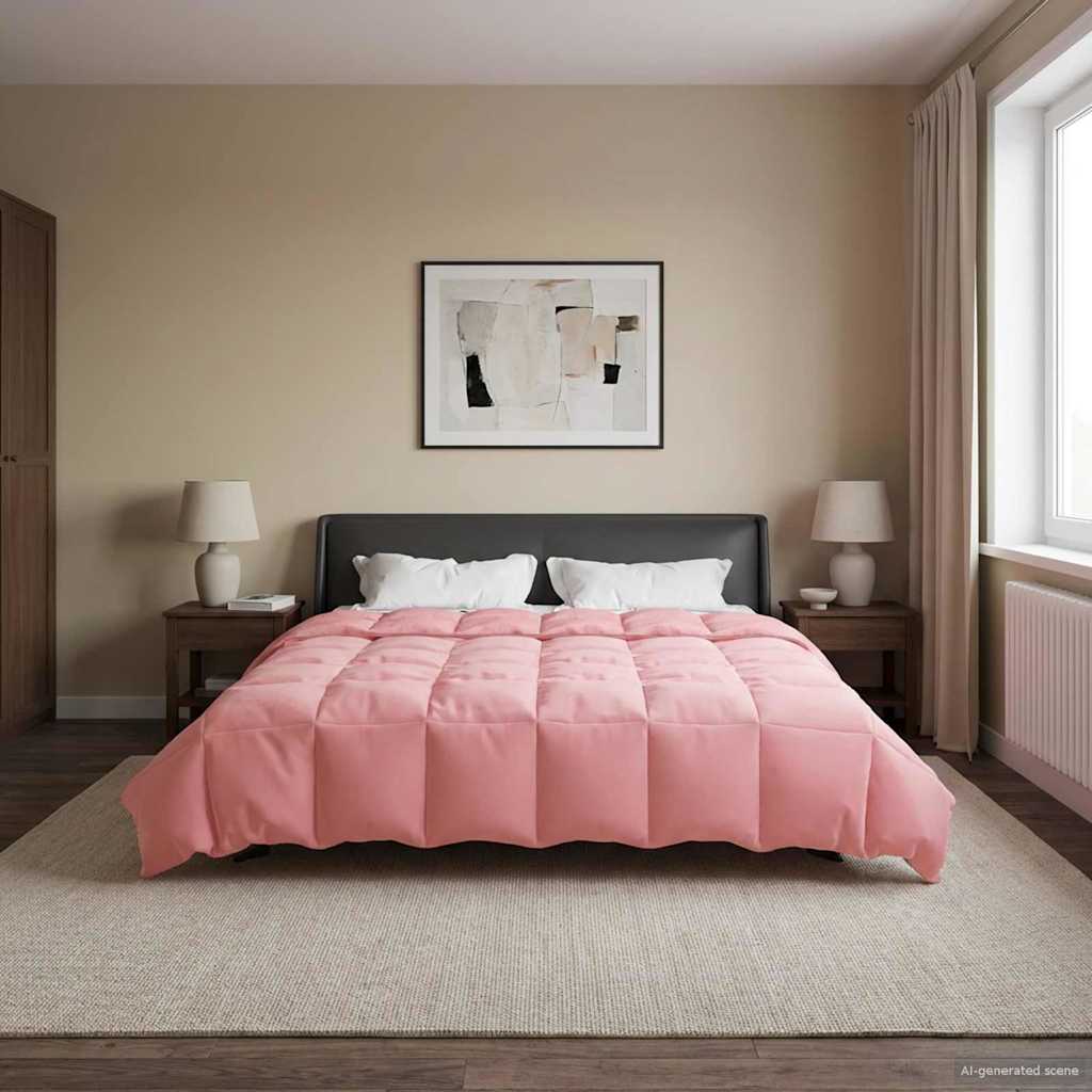Piumone Completo Annuale Rosa 220 x 240 cm Microfibra | homemem39