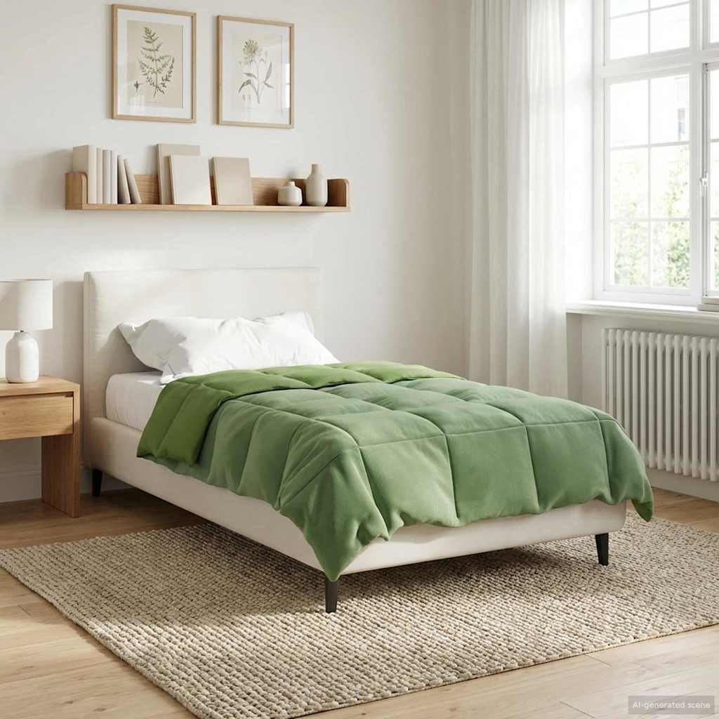 Piumone Completo Annuale 140 x 200 cm 4 stagioni Verde