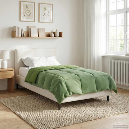 Piumone Completo Annuale 140 x 200 cm 4 stagioni Verde