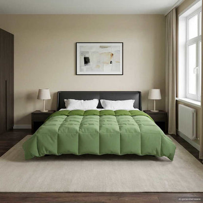 Piumone Completo Annuale 200 x 200 cm 4 stagioni Verde