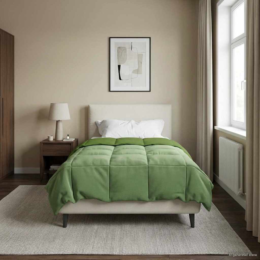 Piumone Completo Annuale 135 x 220 cm 4 stagioni Verde
