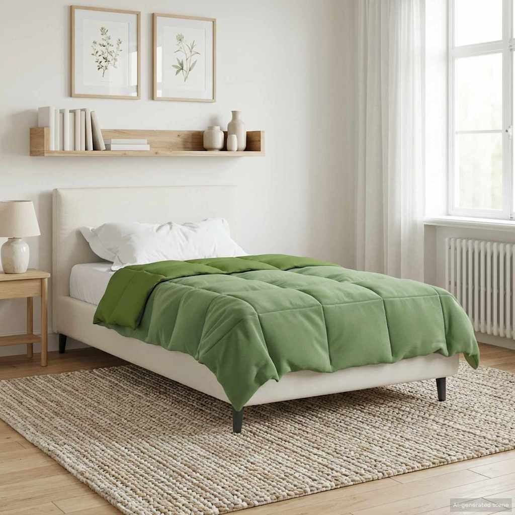 Piumone Completo Annuale 140 x 220 cm 4 stagioni Verde