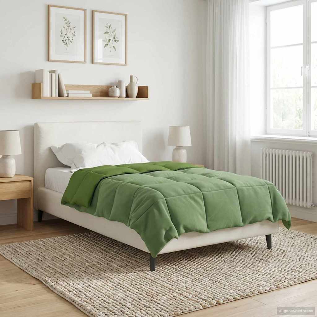 Piumone Completo Annuale 155 x 220 cm 4 stagioni Verde