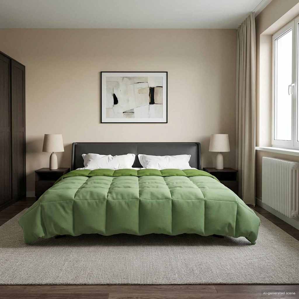 Piumone Completo Annuale 200 x 220 cm 4 stagioni Verde