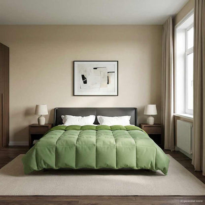 Piumone Completo Annuale 240 x 260 cm 4 stagioni Verde
