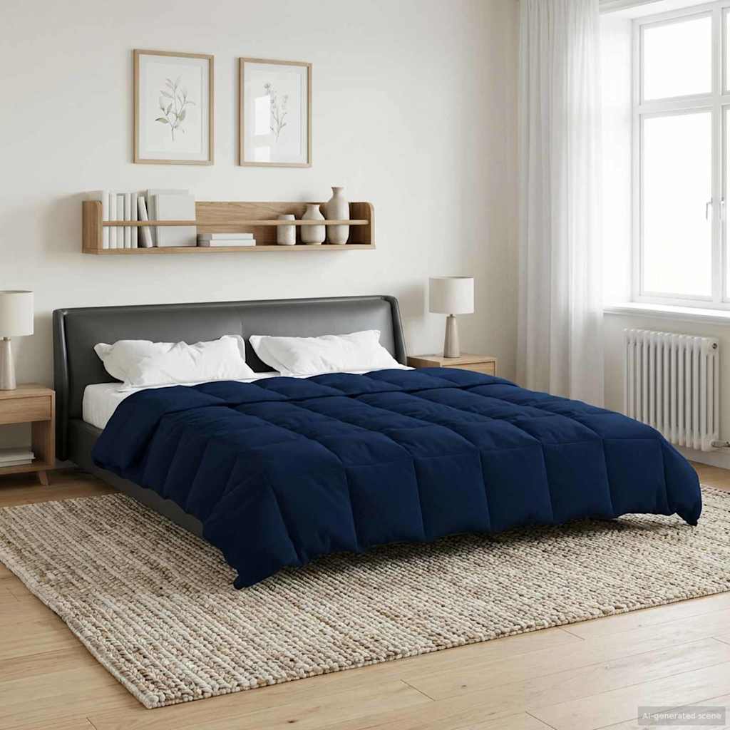 Piumone Completo Annuale 200 x 240 cm 4 stagioni Blu Scuro