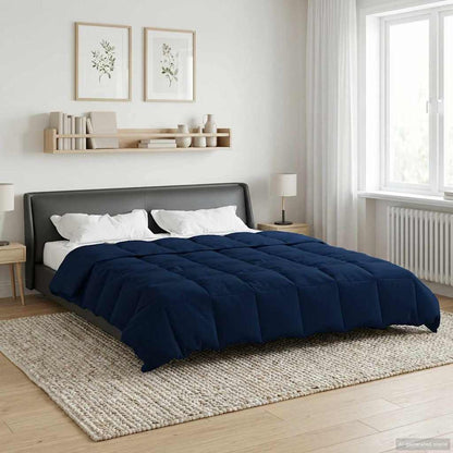 Piumone Completo Annuale 240 x 260 cm 4 stagioni Blu Scuro