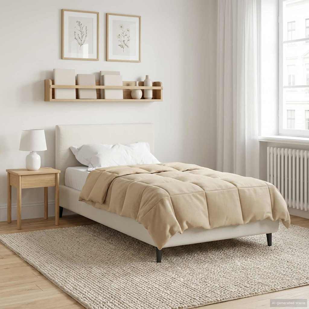 Piumone Completo Annuale 135 x 200 cm 4 stagioni Crema