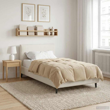 Piumone Completo Annuale 135 x 200 cm 4 stagioni Crema