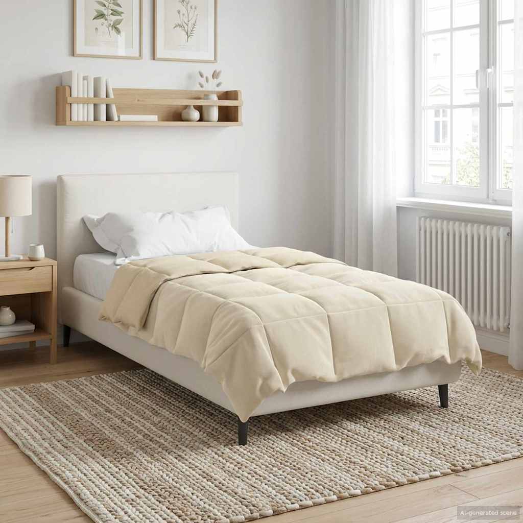 Piumone Completo Annuale 140 x 200 cm 4 stagioni Crema