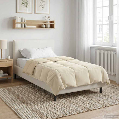 Piumone Completo Annuale 140 x 200 cm 4 stagioni Crema