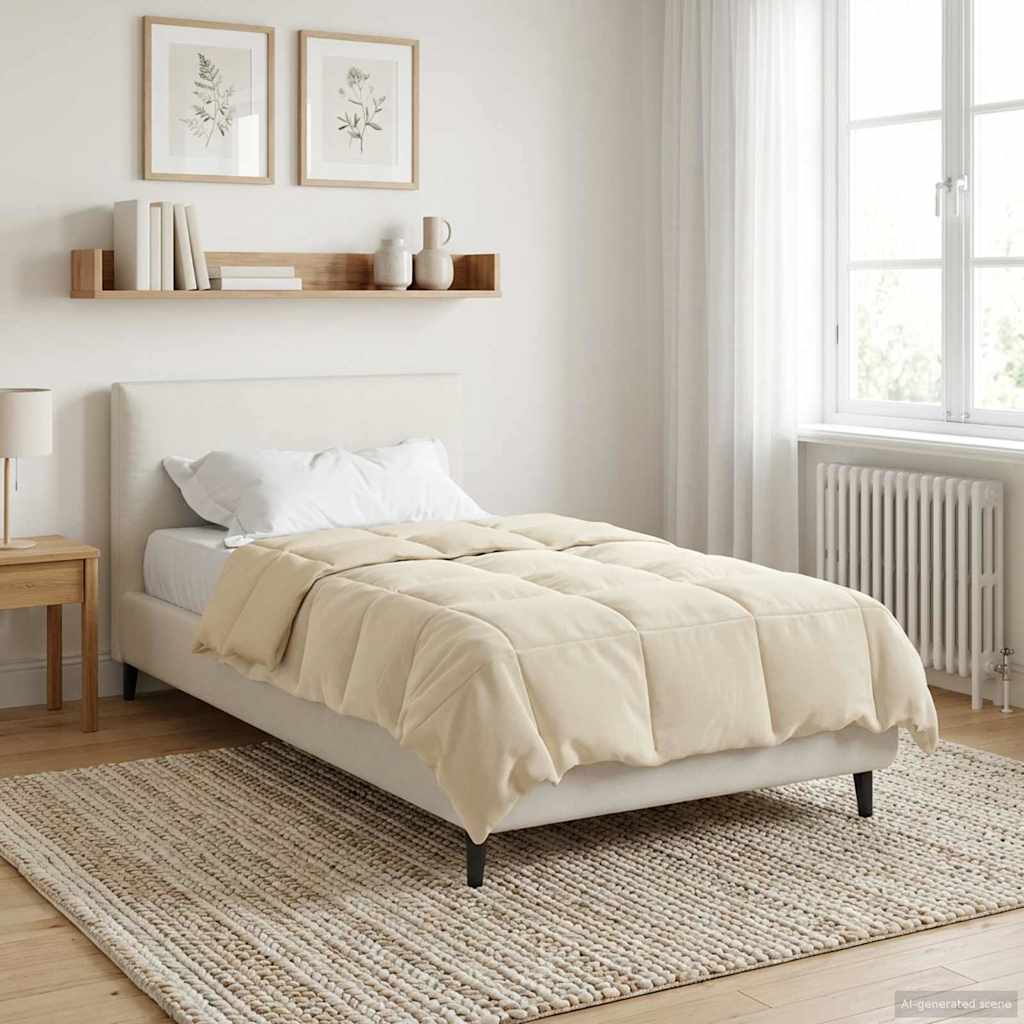 Piumone Completo Annuale 140 x 220 cm 4 stagioni Crema