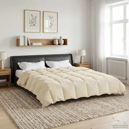 Piumone Completo Annuale 200 x 220 cm 4 stagioni Crema