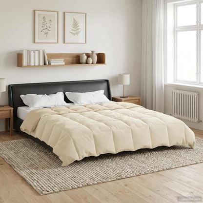 Piumone Completo Annuale 220 x 260 cm 4 stagioni Crema