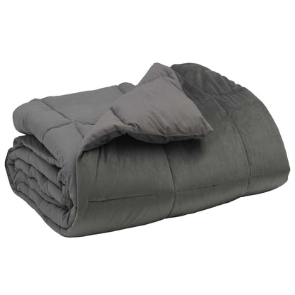 Duvet Invernale 240 x 260 cm Inverno Grigio chiaro Traspirante
