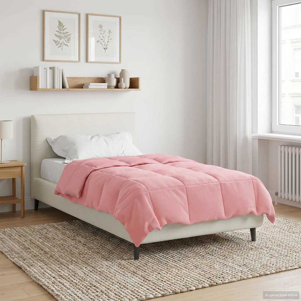 Duvet Invernale 135 x 200 cm Inverno Rosa Traspirante