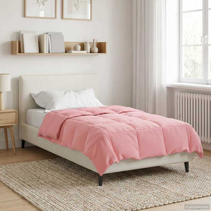 Duvet Invernale 140 x 200 cm Inverno Rosa Traspirante
