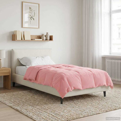 Duvet Invernale 155 x 200 cm Inverno Rosa Traspirante