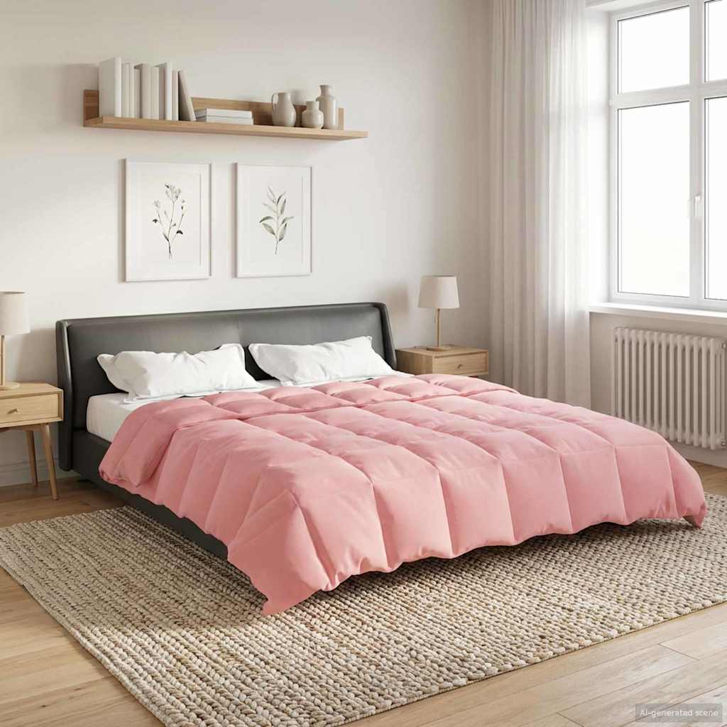 Duvet Invernale 200 x 200 cm Inverno Rosa Traspirante