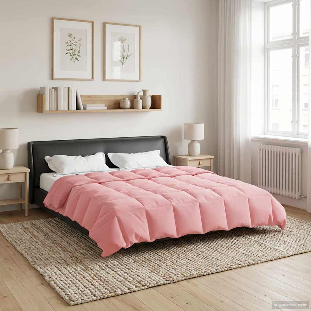 Duvet Invernale 200 x 240 cm Inverno Rosa Traspirante