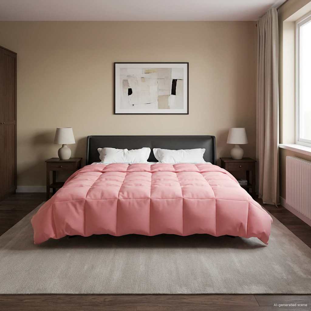 Duvet Invernale 200 x 240 cm Inverno Rosa Traspirante