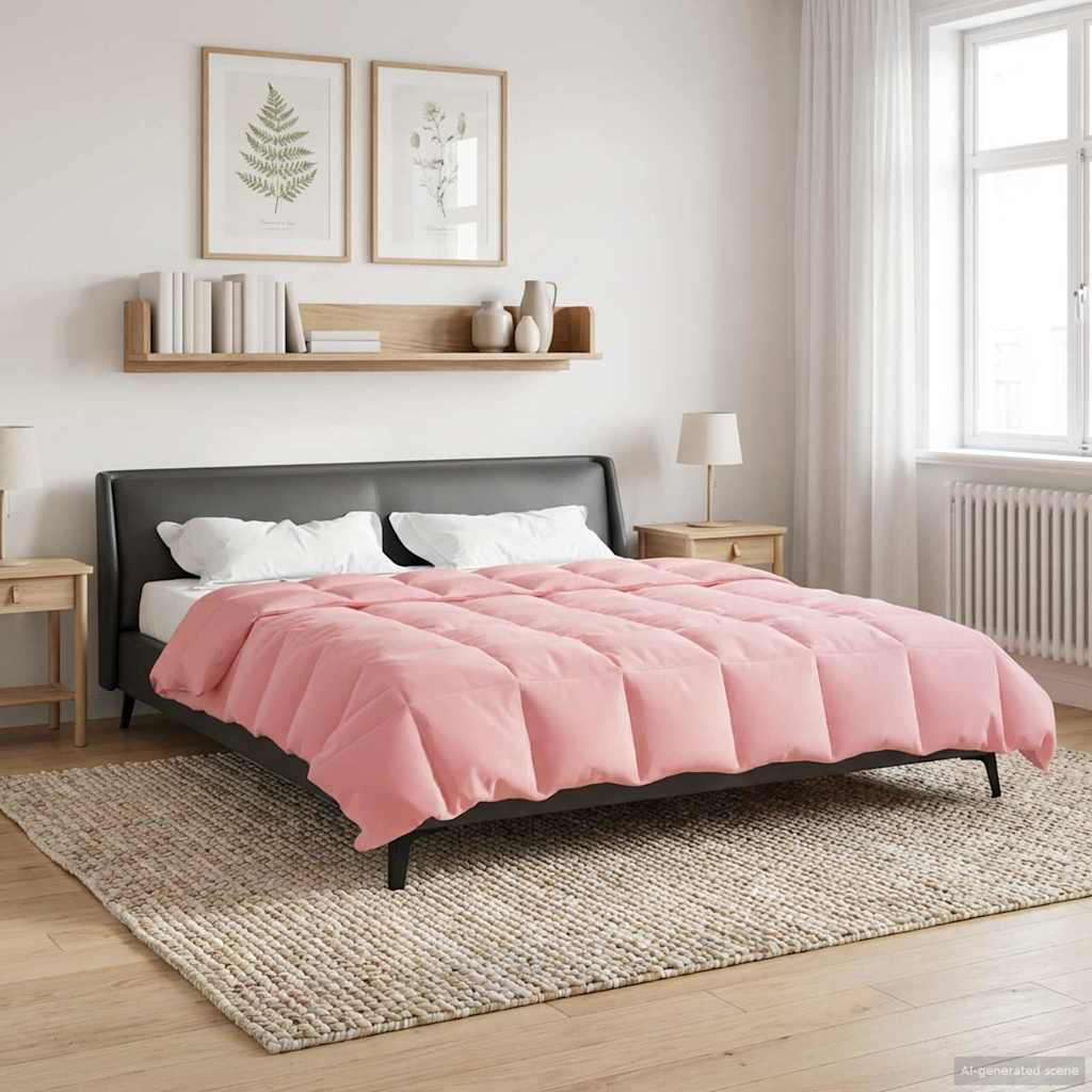 Duvet Invernale 200 x 220 cm Inverno Rosa Traspirante
