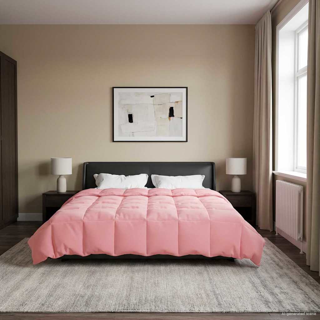 Duvet Invernale 200 x 220 cm Inverno Rosa Traspirante