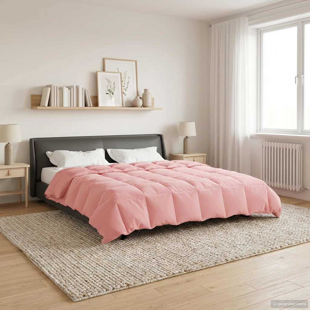 Duvet Invernale 220 x 240 cm Inverno Rosa Traspirante