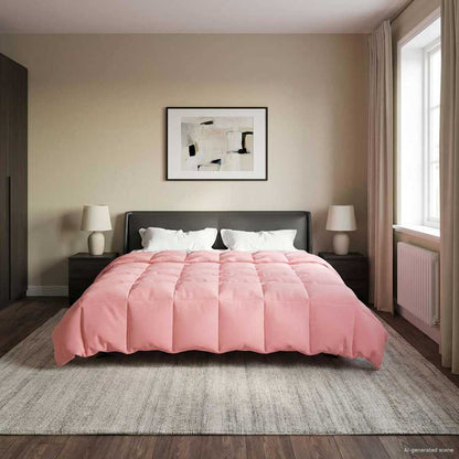 Duvet Invernale 240 x 260 cm Inverno Rosa Traspirante