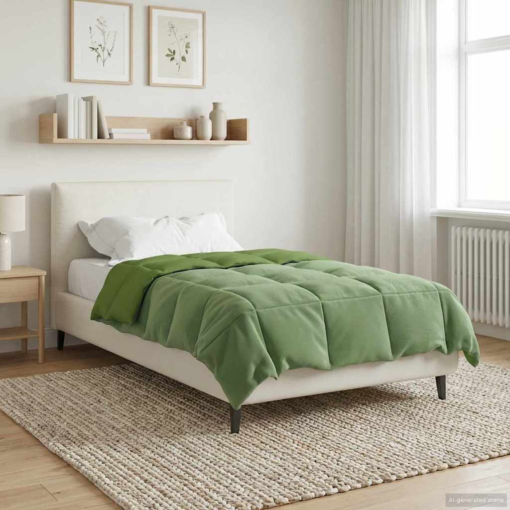 Duvet Invernale 135 x 200 cm Inverno Verde Traspirante