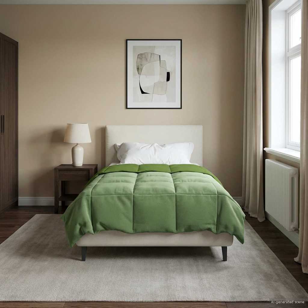 Duvet Invernale 135 x 200 cm Inverno Verde Traspirante