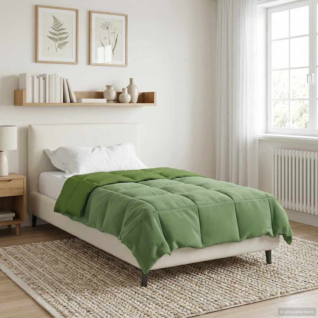 Duvet Invernale 140 x 200 cm Inverno Verde Traspirante