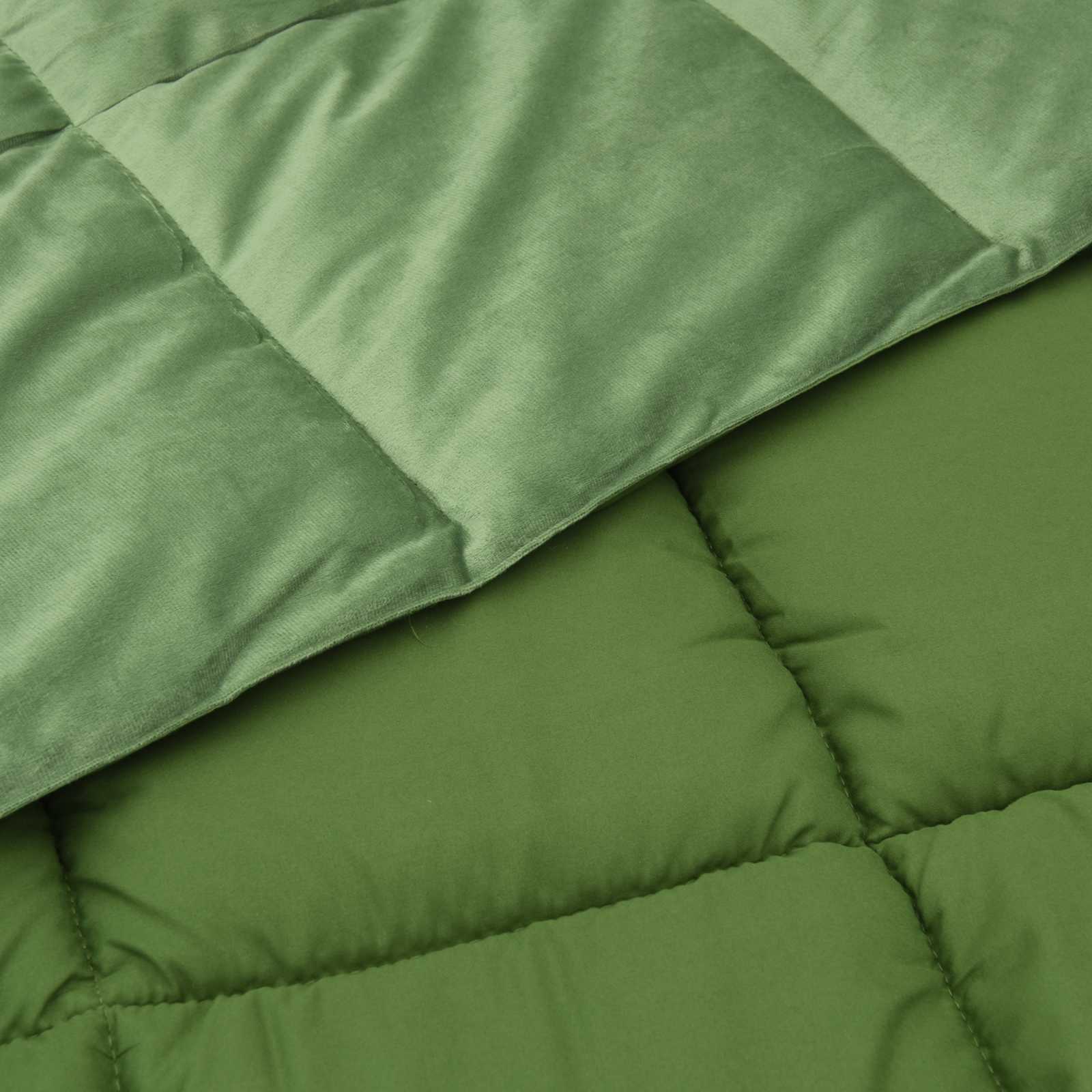 Duvet Invernale Trapuntato Verde 155 x 200 cm Microfibra | homemem39